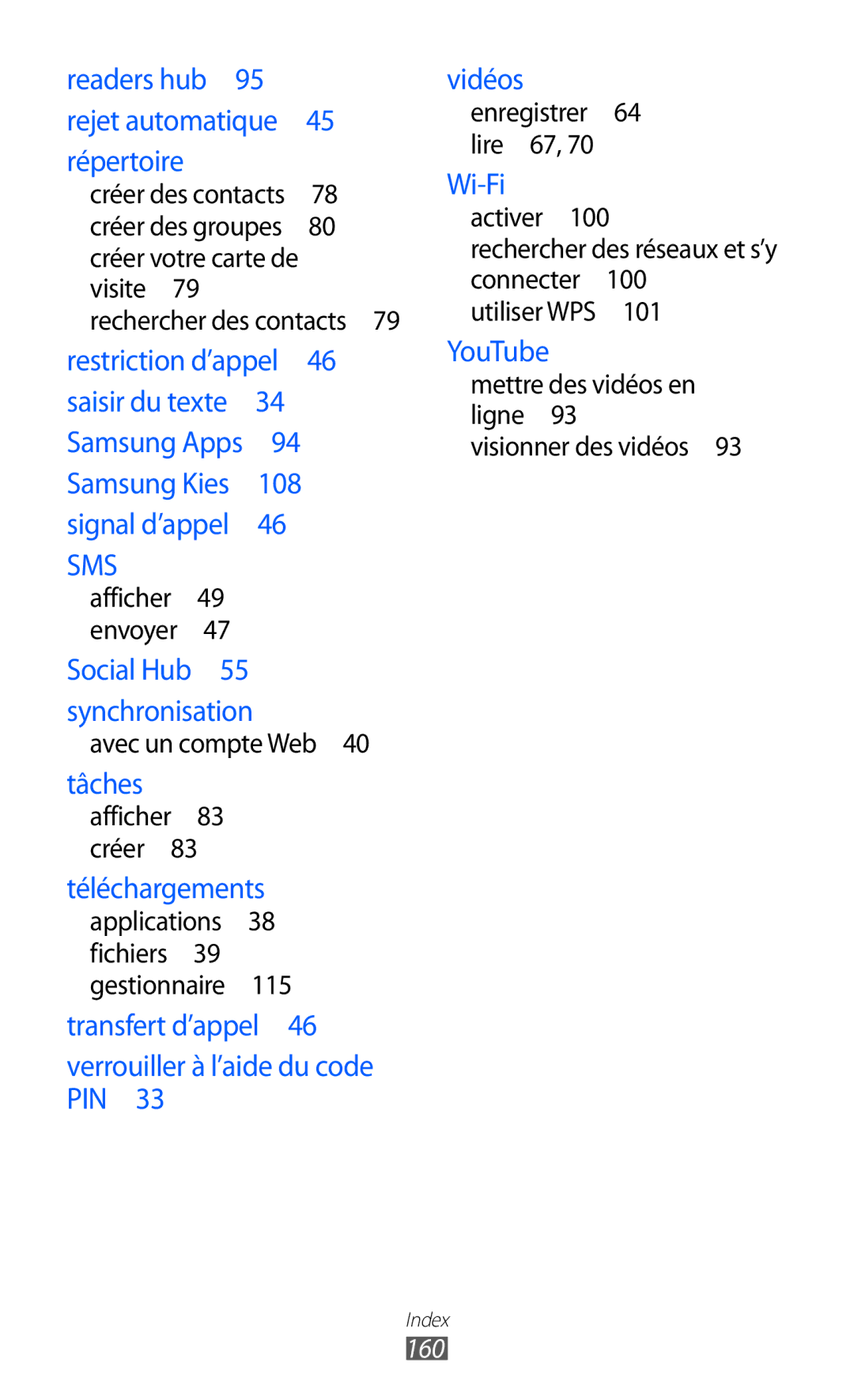 Samsung GT-I9100LKAGBL, GT2I9100OIAMTL Visite , Avec un compte Web , Mettre des vidéos en ligne Visionner des vidéos , 160 